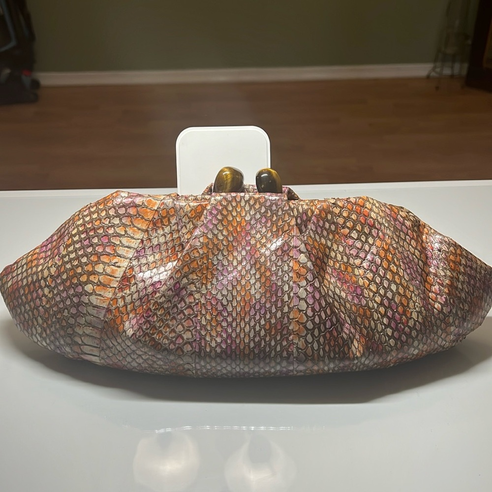 Kotur Python clutch bag